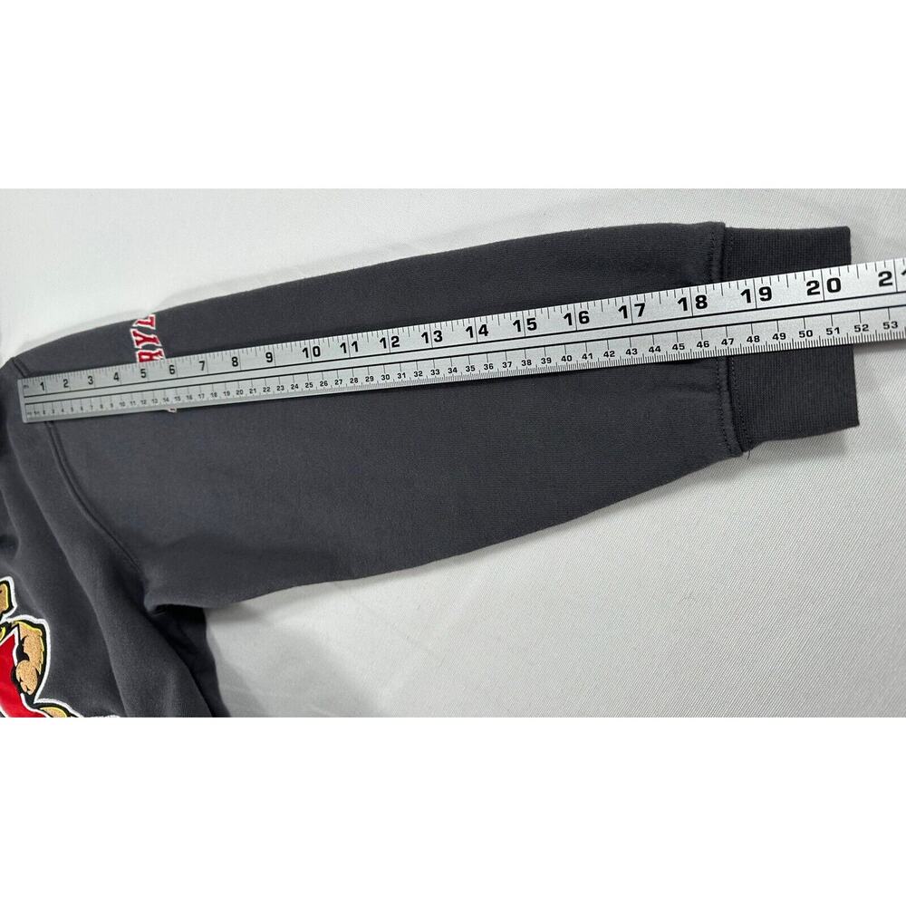 Stadium Athletics Men's NCAA Maryland Terps Hoodie Pullover Sweatshirt Gray L - Picture 8 of 10